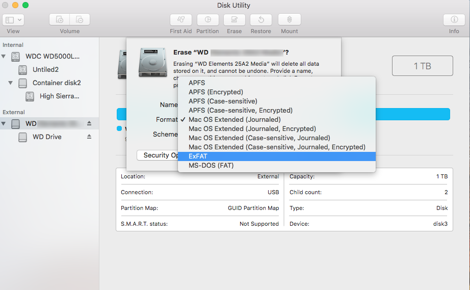 How To Reformat Wd Easystore For Mac